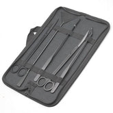 Aquarium Aquascaping Tool Set – 5pcs Black with Bag