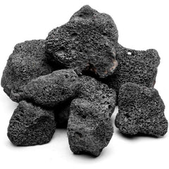 Aquarium 500gm River Rock Planted Substrate Black Lava Stone 3 sizes