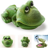 Air Bubbler Frog Aquarium Natural Ornament Decoration