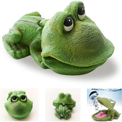 Air Bubbler Frog Aquarium Natural Ornament Decoration