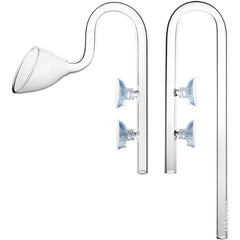 13mm and 16mm Glass Lily Pipe - Flower Design - In & Out without Skimmer