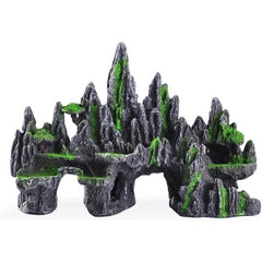 Mountain View Aquarium Ornament Decoration 31cm