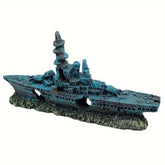 Shipwreck Ship Aquarium Décor 21 x 3.5 x 10cm