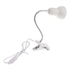 Long Lamp Holder Big Cover Black & White With Hood (Bulb Not Included)