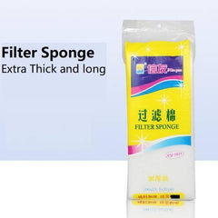 Aquarium Filter Pad Customizable Shape and Size, Suits All Enclosures 14*9*34cm.