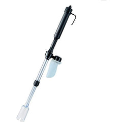 Aquarium Battery Siphon Operated Gravel Cleaner Black without Adaptor