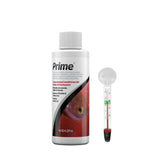 Seachem Prime 100 ml Concentrated Aquarium Water Conditioner – Removes Chlorine, Chloramine & Ammonia Detoxifier – with FREE Short Glass Thermometer