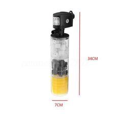 Aquarium Internal Filter Yellow 25W 1380F
