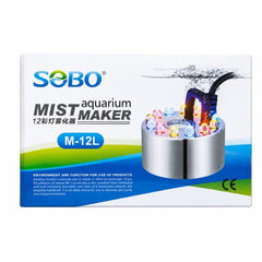 SOBO M-12L Aquarium Mist Maker with LED Light
