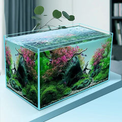Aquapro Aquarium Ultra Crystal-Clear Glass Fish Tank with Polished Edges