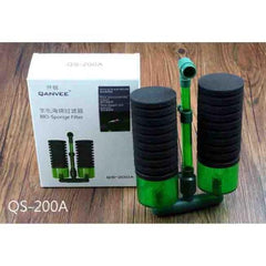QANVEE Biochemical Sponge Filter Double Head QS-200A and QS-100A