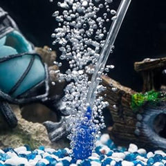Small Air Stone Cylinder Blue Bubble Diffuser for Small Air Pumps