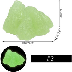 Dark Glowing Rock Luminous Stone for Aquarium Landscaping