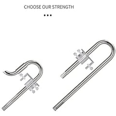 Stainless Steel Lily Pipe 13 / 17mm Inflow and Outflow with Skimmer