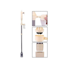 Battery Powered Aquarium Gravel Cleaner, Siphon Water Change Cleaning Tool For Aquarium Fish Tank With Power Supply