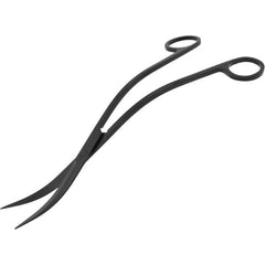 B&K Aquascaping Aquarium Stainless Steel Wave Scissors Black 25cm