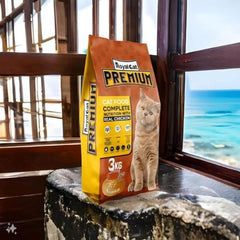 B&K RoyalCat Premium Cat Food Nutrition with Mixed Flavors 3kg