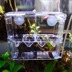 Aquarium Multi-Functional Isolation Breeding Incubator Box 19x9x14cm