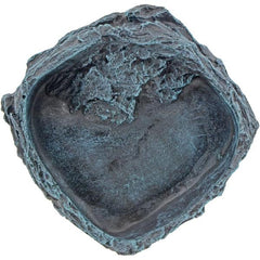 Reptile Feeding Bowl, Reptile Rock Worm Feeder Food and Water Dish