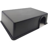 Black Plastic Reptile Hiding Box Snake Hide Reptile Cave for Lizard Leopard Gecko Snakes and Ball Python