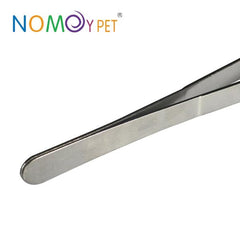 NOMOY PET Stainless Steel Reptile Feeding Tweezers (Straight & Bent Variants)