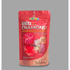 OKIKO Red Diamond 100g Color Booster Formula Fast Color Enhancer Astaxanthin Plus Flower Horn Fish Food