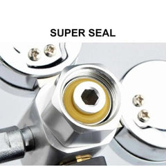 Mufan Double Co2 Regulator with Dual Bubble Counter