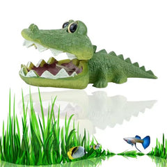 Underwater Bubbling Crocodile Ornament Fish Tank Décor