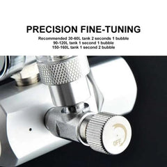 Mufan Double Co2 Regulator with Dual Bubble Counter
