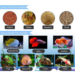 Digital Automatic Fish Food Feeder Dispenser Batteries Included