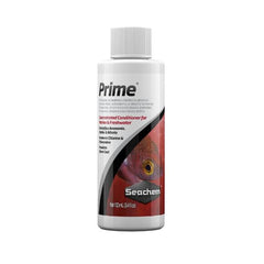 Seachem Prime 100 ml Concentrated Aquarium Water Conditioner – Removes Chlorine, Chloramine & Ammonia Detoxifier – with FREE Short Glass Thermometer