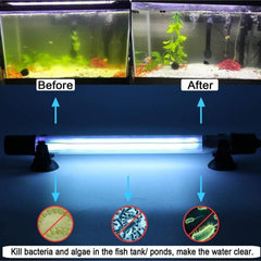 UV Sterilization Light Aquarium Submersible 13W/11W/9W/7W