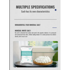 Aquarium Special Ornamental Mineral White Salt 500g