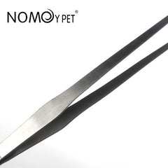 Nomoy Pet Thickened Round Head Stainless Steel 38cm Non-Slip Design Tweezers
