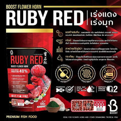 Boost Ruby Red Flowerhorn Fish Food 100g with High Grade Protein