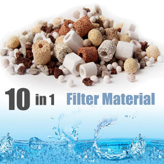10 in 1 Aquarium Biochemical Filter Media - 500 GMS