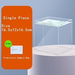 Acrylic Betta Fish Tank 16.5x12x16.5cm