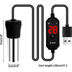 Adjustable Heater USB with Temperature Display 25W