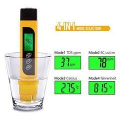 TDS meter Yellow with Leather Case