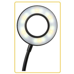 LED Aquarium Light 360 Degree Nano Fish Tank Light with Bamboo Board