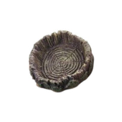 Reptile Water Dish and Food Bowls Imitating Natural Tree Rock