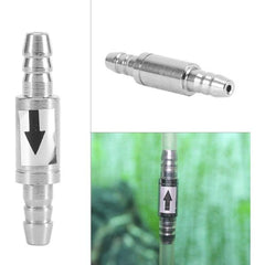 Stainless Steel One Way Check Valve Non Return Air CO2 Line 4/6mm