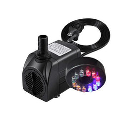 Fountain Pump with 4 LED Light 800L/H - Head - 1.6 m