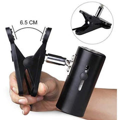 Lamp Holder Stand Lights Bulbs Heat for Reptiles Tanks, Turtle Adjustable and Rotates Black and White