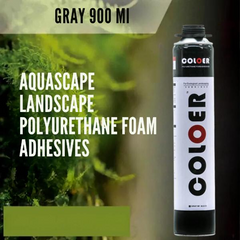 Foam Adhesive for Ecological Landscaping Aquarium Gray and Brown 900ml