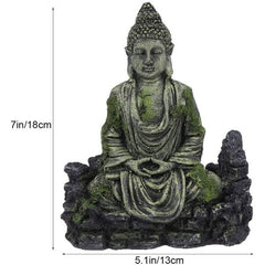 Aquarium Decorations Ancient Buddha Statue