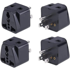 2-Pin Universal Power Plug Adapter Travel Plug Converter