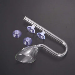 13mm and 16mm Glass Lily Pipe - Flower Design - In & Out without Skimmer