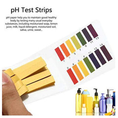 pH Meter Paper Full Range 1-14 Universal Indicator Test Papers Litmus Testing Kit for Acidic Alkaline Test (Pack of 80 Strips)