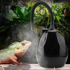Nomoypet Reptile Fogger Humidifier, 2L 220 V Amphibians Dry Run Protection Vaporizer Fog Maker Generator with 40-150 cm Stretchy Hose for Geckos, Turtles etc